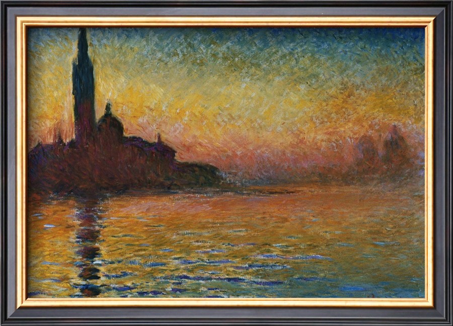 San Giorgio Maggiore at Twilight - Claude Monet Paintings